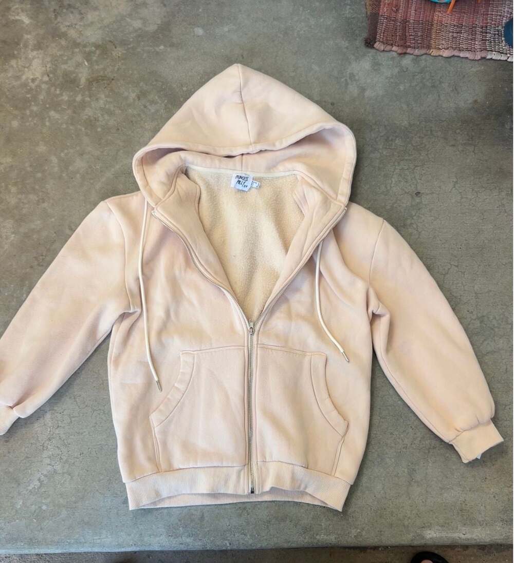 Princess Polly HoodieJacket Oversized Sherpa-Lined Zip-Up Jacket Women’s